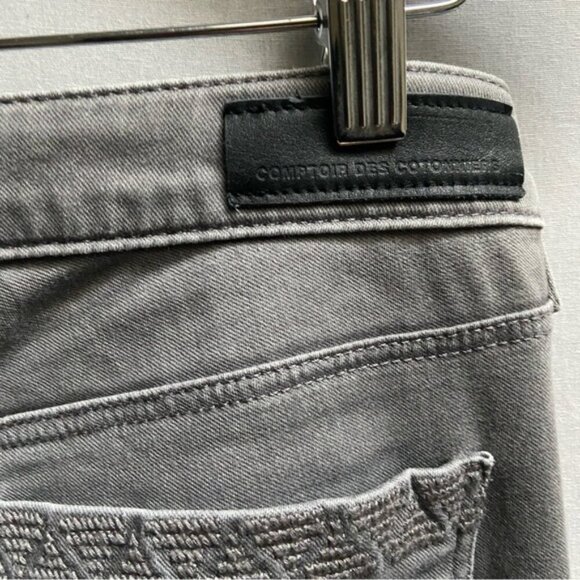 Comptoir Des Cottoniers grey slim fit denim jeans Sz 31 - Picture 6 of 9